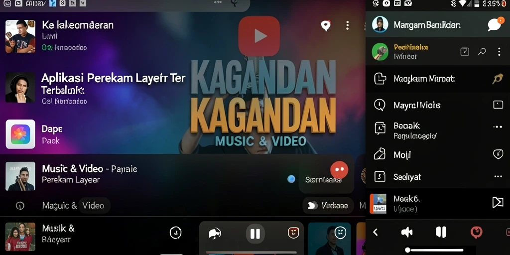 Antarmuka KAGANDAN yang intuitif untuk merekam layar dengan mudah.