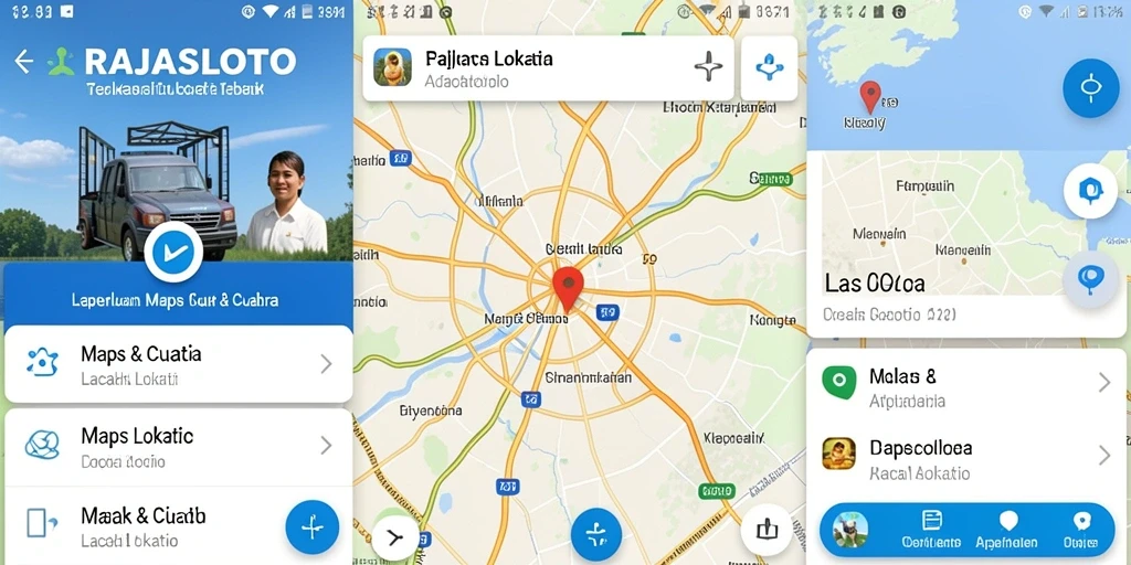 Tampilan antarmuka aplikasi RAJASLOTO yang intuitif dan informatif.
