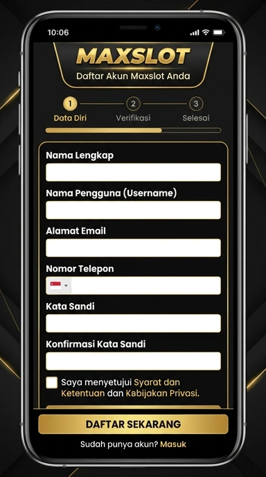 Cara Buat Akun Maxslot, Mendaftarlah Sekarang!